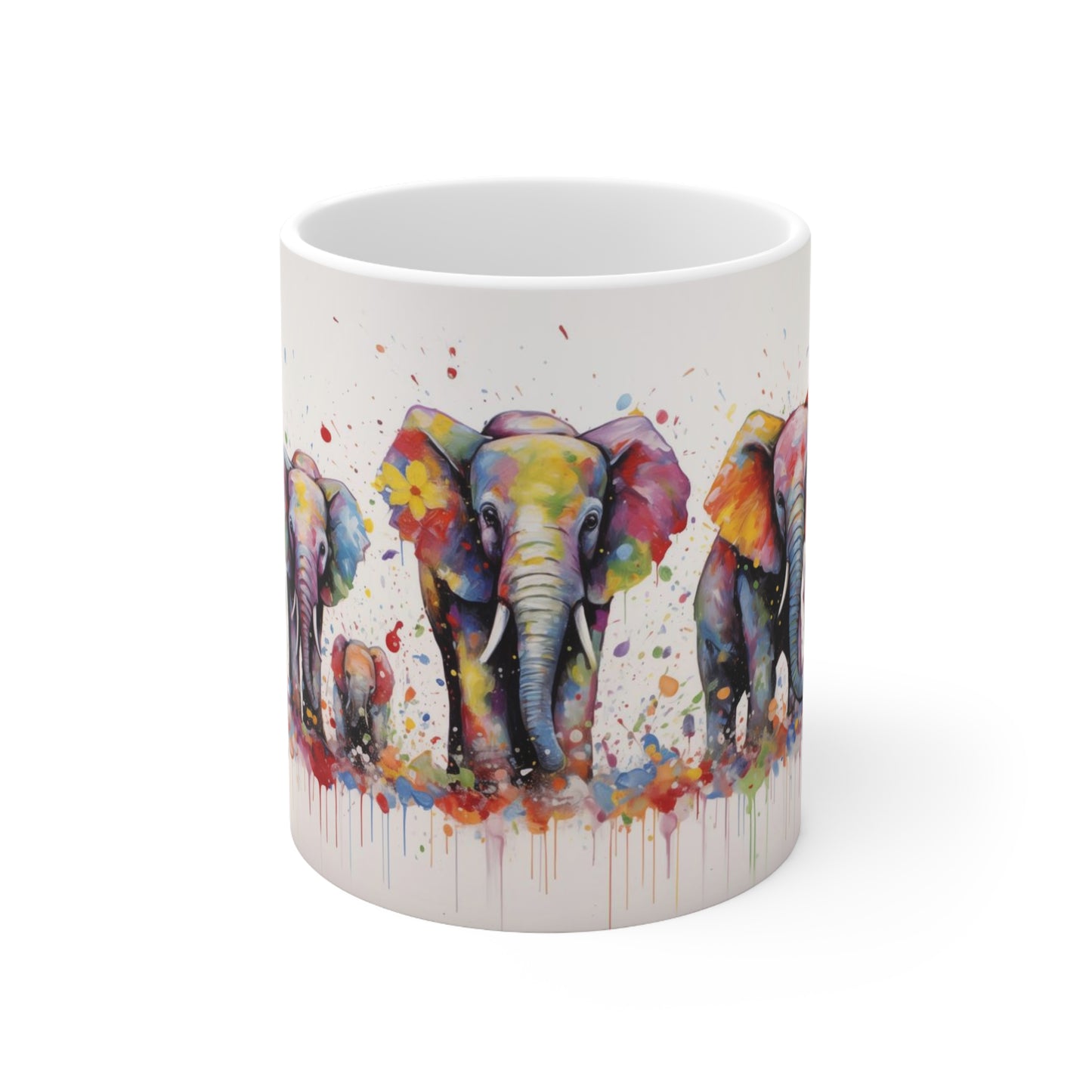 Watercolour Elephant Mug