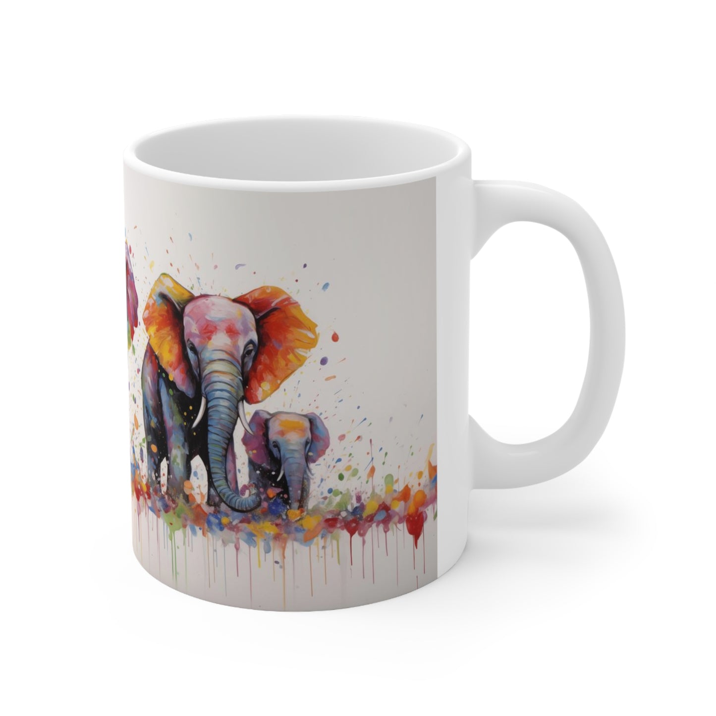 Watercolour Elephant Mug